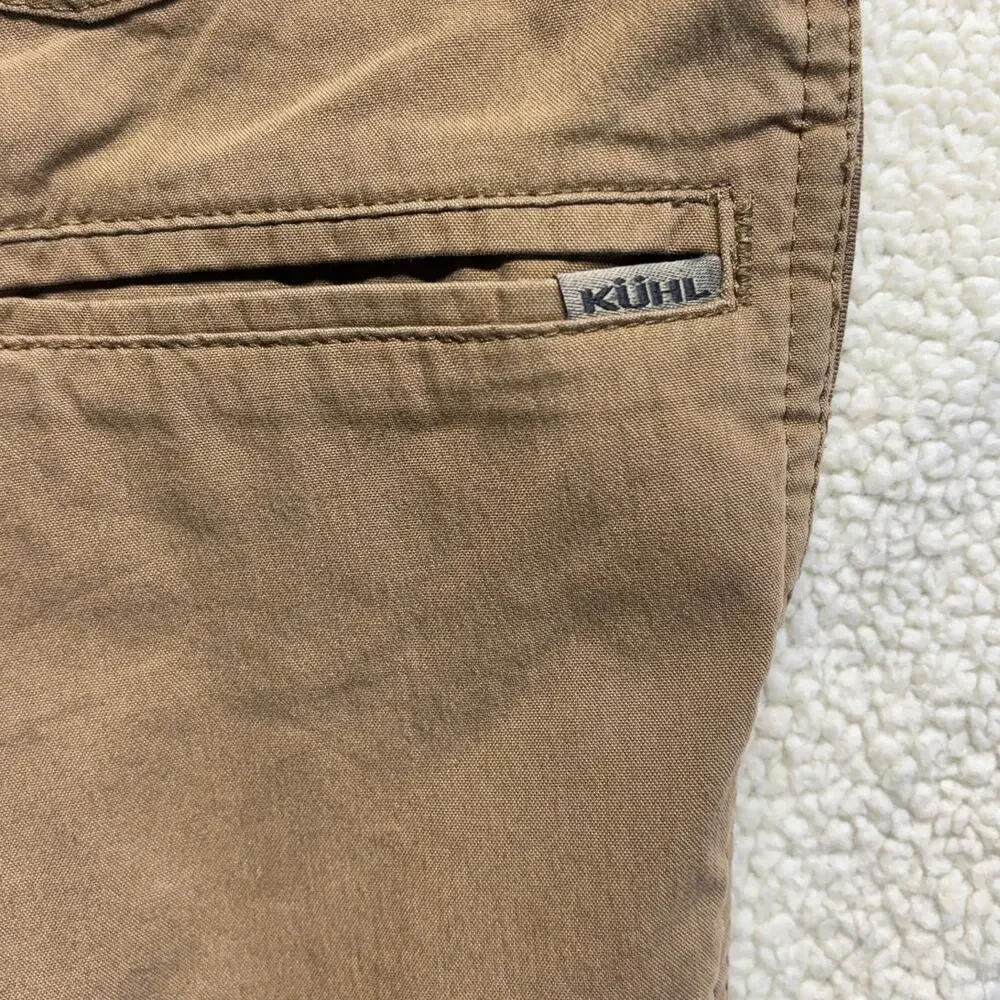 Kuhl Legendary Pants Mens 28x30 Brown Cargo Exoskeleton Hiking Outdoor Gorpcore